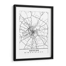 Moscow - Mapas negros 56 - Emiliano Deificus | Cuadro decorativo de Canvas Lab