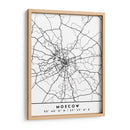 Moscow - Mapas negros 56 - Emiliano Deificus | Cuadro decorativo de Canvas Lab