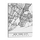 New York City - Mapas negros 61 - Emiliano Deificus | Cuadro decorativo de Canvas Lab