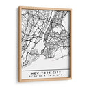 New York City - Mapas negros 61 - Emiliano Deificus | Cuadro decorativo de Canvas Lab