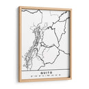 Quito - Mapas negros 70 - Emiliano Deificus | Cuadro decorativo de Canvas Lab