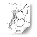 Quito - Mapas negros 70 - Emiliano Deificus | Cuadro decorativo de Canvas Lab
