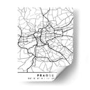 Prague - Mapas negros 69 - Emiliano Deificus | Cuadro decorativo de Canvas Lab