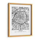 Paris - Mapas negros 64 - Emiliano Deificus | Cuadro decorativo de Canvas Lab