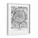 Paris - Mapas negros 64 - Emiliano Deificus | Cuadro decorativo de Canvas Lab