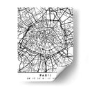 Paris - Mapas negros 64 - Emiliano Deificus | Cuadro decorativo de Canvas Lab