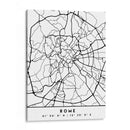 Rome - Mapas negros 72 - Emiliano Deificus | Cuadro decorativo de Canvas Lab
