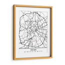 Rome - Mapas negros 72 - Emiliano Deificus | Cuadro decorativo de Canvas Lab