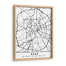 Rome - Mapas negros 72 - Emiliano Deificus | Cuadro decorativo de Canvas Lab
