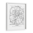 Rome - Mapas negros 72 - Emiliano Deificus | Cuadro decorativo de Canvas Lab