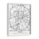 Rome - Mapas negros 72 - Emiliano Deificus | Cuadro decorativo de Canvas Lab