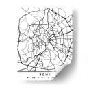 Rome - Mapas negros 72 - Emiliano Deificus | Cuadro decorativo de Canvas Lab