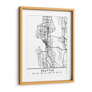 Seattle - Mapas negros 78 - Emiliano Deificus | Cuadro decorativo de Canvas Lab