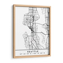 Seattle - Mapas negros 78 - Emiliano Deificus | Cuadro decorativo de Canvas Lab