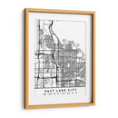 Salt Lake City - Mapas negros 73 - Emiliano Deificus | Cuadro decorativo de Canvas Lab