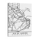 Rio de Janeiro - Mapas negros 71 - Emiliano Deificus | Cuadro decorativo de Canvas Lab