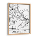 Rio de Janeiro - Mapas negros 71 - Emiliano Deificus | Cuadro decorativo de Canvas Lab
