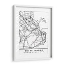 Rio de Janeiro - Mapas negros 71 - Emiliano Deificus | Cuadro decorativo de Canvas Lab