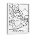 Rio de Janeiro - Mapas negros 71 - Emiliano Deificus | Cuadro decorativo de Canvas Lab