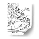 Rio de Janeiro - Mapas negros 71 - Emiliano Deificus | Cuadro decorativo de Canvas Lab
