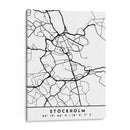 Stockholm - Mapas negros 83 - Emiliano Deificus | Cuadro decorativo de Canvas Lab
