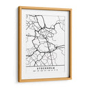 Stockholm - Mapas negros 83 - Emiliano Deificus | Cuadro decorativo de Canvas Lab