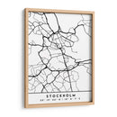 Stockholm - Mapas negros 83 - Emiliano Deificus | Cuadro decorativo de Canvas Lab