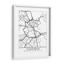 Stockholm - Mapas negros 83 - Emiliano Deificus | Cuadro decorativo de Canvas Lab