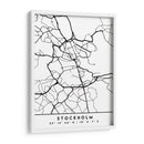 Stockholm - Mapas negros 83 - Emiliano Deificus | Cuadro decorativo de Canvas Lab