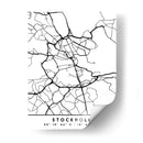 Stockholm - Mapas negros 83 - Emiliano Deificus | Cuadro decorativo de Canvas Lab