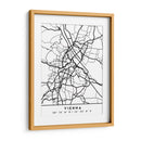 Vienna - Mapas negros 92 - Emiliano Deificus | Cuadro decorativo de Canvas Lab