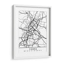 Vienna - Mapas negros 92 - Emiliano Deificus | Cuadro decorativo de Canvas Lab