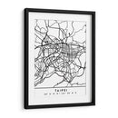 Taipei - Mapas negros 85 - Emiliano Deificus | Cuadro decorativo de Canvas Lab