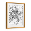 Taipei - Mapas negros 85 - Emiliano Deificus | Cuadro decorativo de Canvas Lab