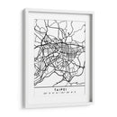 Taipei - Mapas negros 85 - Emiliano Deificus | Cuadro decorativo de Canvas Lab