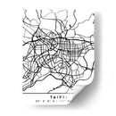 Taipei - Mapas negros 85 - Emiliano Deificus | Cuadro decorativo de Canvas Lab