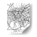 Sao Paulo - Mapas negros 77 - Emiliano Deificus | Cuadro decorativo de Canvas Lab