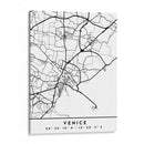 Venice - Mapas negros 91 - Emiliano Deificus | Cuadro decorativo de Canvas Lab