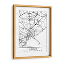 Venice - Mapas negros 91 - Emiliano Deificus | Cuadro decorativo de Canvas Lab