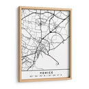 Venice - Mapas negros 91 - Emiliano Deificus | Cuadro decorativo de Canvas Lab
