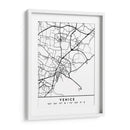 Venice - Mapas negros 91 - Emiliano Deificus | Cuadro decorativo de Canvas Lab