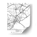 Venice - Mapas negros 91 - Emiliano Deificus | Cuadro decorativo de Canvas Lab