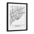 Toronto - Mapas negros 89 - Emiliano Deificus | Cuadro decorativo de Canvas Lab