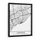 Toronto - Mapas negros 89 - Emiliano Deificus | Cuadro decorativo de Canvas Lab
