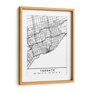 Toronto - Mapas negros 89 - Emiliano Deificus | Cuadro decorativo de Canvas Lab