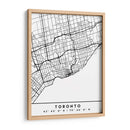 Toronto - Mapas negros 89 - Emiliano Deificus | Cuadro decorativo de Canvas Lab