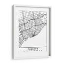 Toronto - Mapas negros 89 - Emiliano Deificus | Cuadro decorativo de Canvas Lab
