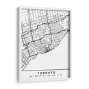 Toronto - Mapas negros 89 - Emiliano Deificus | Cuadro decorativo de Canvas Lab