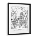 Seoul - Mapas negros 79 - Emiliano Deificus | Cuadro decorativo de Canvas Lab