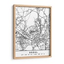 Seoul - Mapas negros 79 - Emiliano Deificus | Cuadro decorativo de Canvas Lab